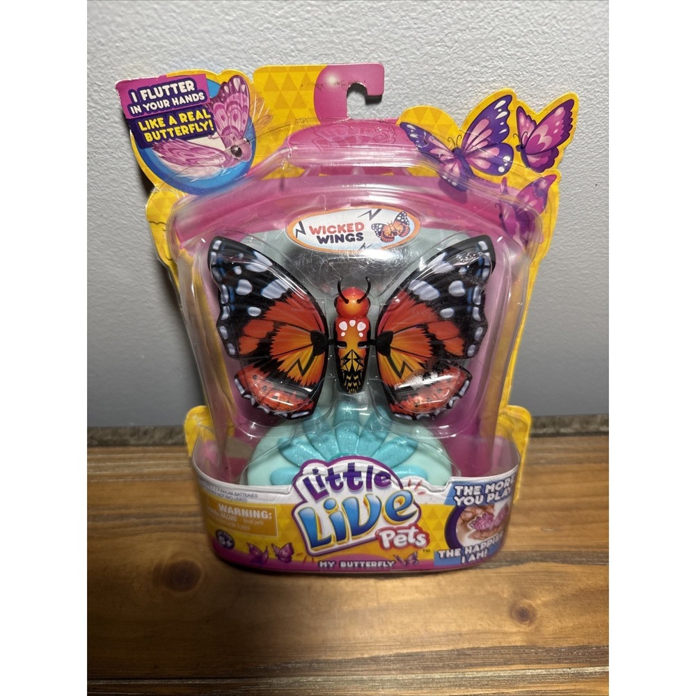 Little Live Pets My Butterfly Wicked Wings Moose Toys 2013 See Description